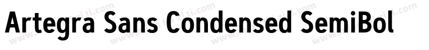 Artegra Sans Condensed SemiBold字体转换